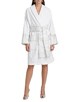 Bride Embroidered Baroque Bathrobe