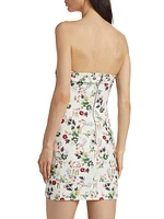 Kelly Floral Crepe Minidress