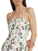 Kelly Floral Crepe Minidress