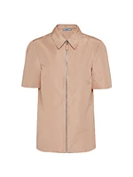 Short-Sleeved Faille Shirt