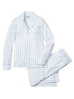 2-Piece Striped Cotton Pajama Set