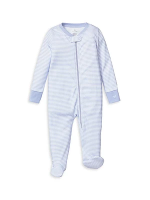 Baby's Striped Cotton Footie