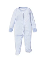 Baby's Striped Cotton Footie