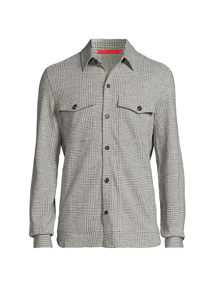 Galles Cashmere & Wool-Blend Overshirt