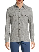 Galles Cashmere & Wool-Blend Overshirt