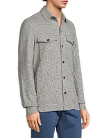 Galles Cashmere & Wool-Blend Overshirt