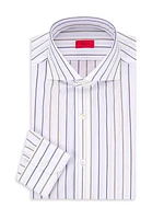 Striped Cotton Dress Shirt