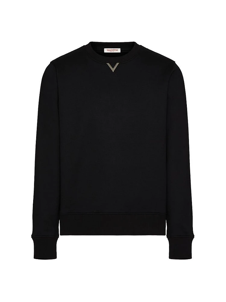 Cotton Crewneck Sweatshirt