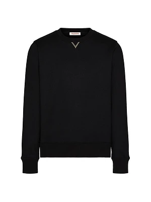 Cotton Crewneck Sweatshirt