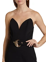 Chalice Strapless Belted Minidress