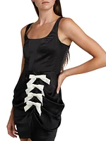 Fiorella Bow-Detail Minidress