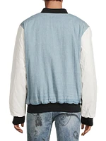 Broken Dreams Marty Denim Bomber Jacket