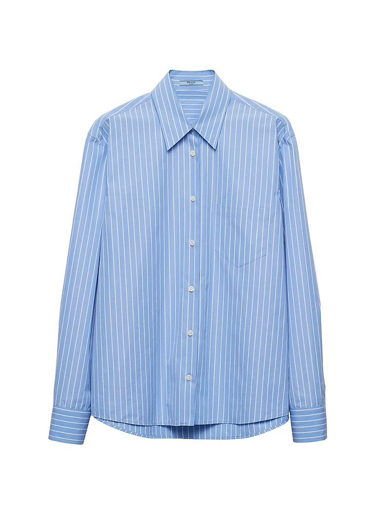 Striped Poplin Shirt