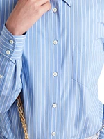 Striped Poplin Shirt