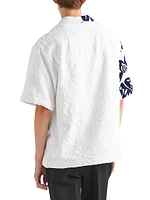 Double Match Short-Sleeved Heavy Cotton Shirt