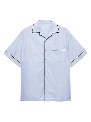 Short-Sleeved Cotton Shirt