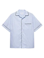 Short-Sleeved Cotton Shirt