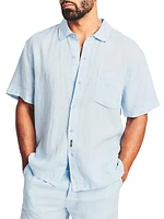 Jonah Linen Button Down Shirt