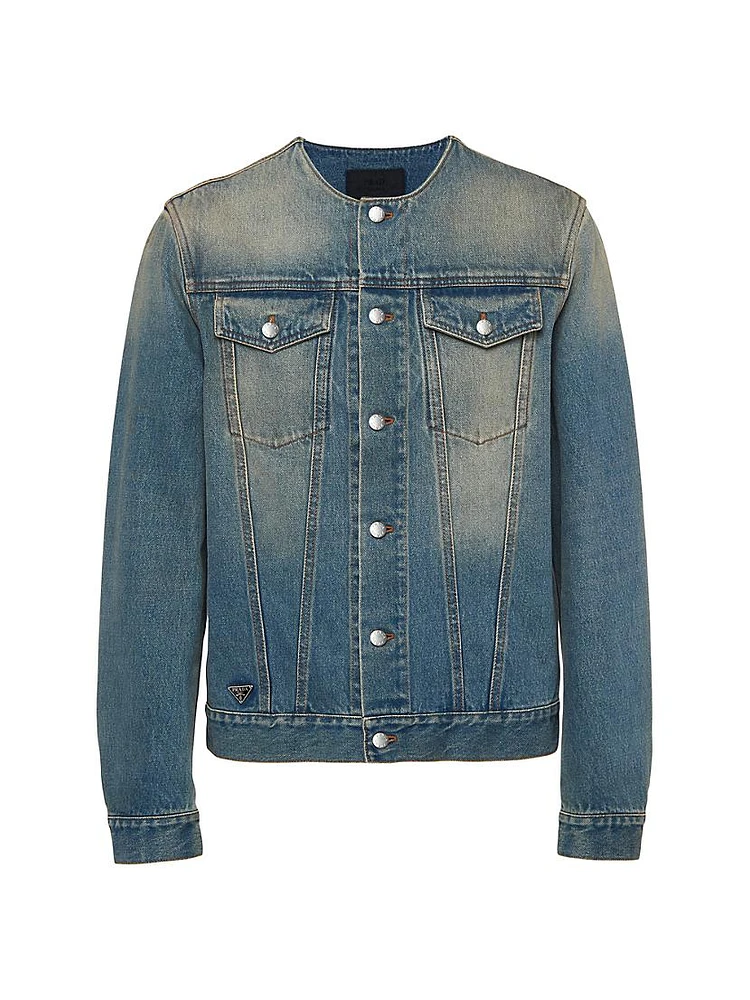 Denim Blouson Jacket