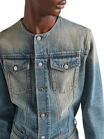 Denim Blouson Jacket