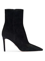 High Heeled Suede Booties