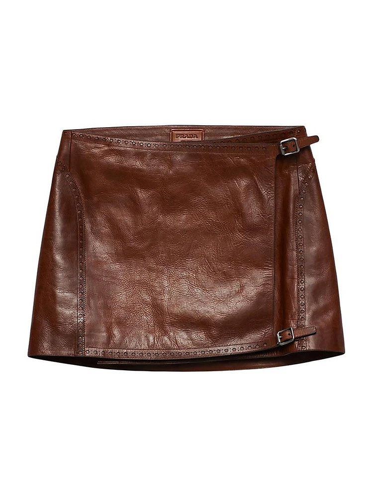 Leather Miniskirt