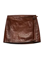 Leather Miniskirt