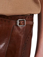 Leather Miniskirt