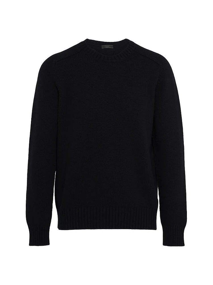 Wool and Cashmere Crewneck Sweater