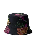 Reversible Printed Cotton Bucket Hat