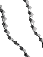 Spiritual Beads Rosary Necklace Sterling Silver