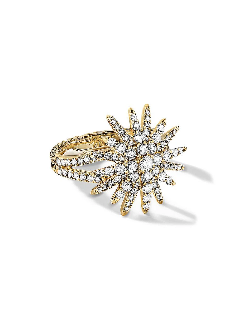 Starburst Ring 18K Yellow Gold