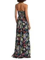 Sienna Floral Chiffon Gown