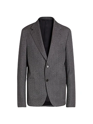 Arthus Herringbone Wool Jacket