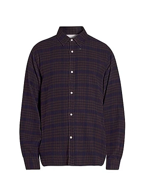 Alex Cotton Twill Button-Up Shirt