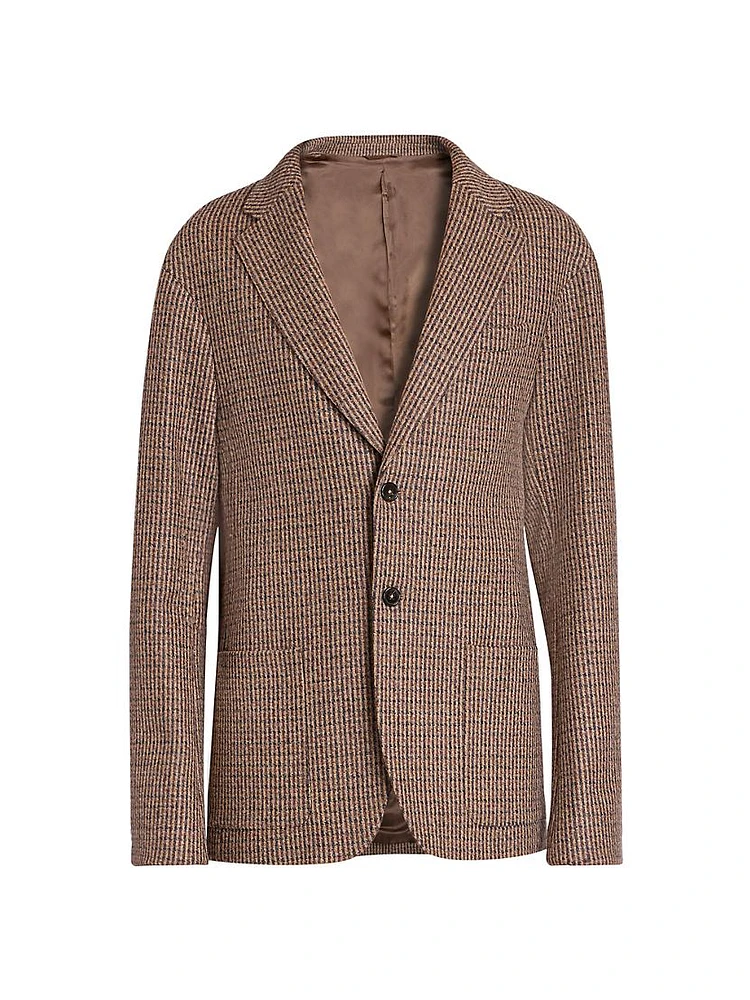 Michel Plaid Wool Jacket