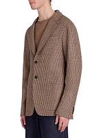 Michel Plaid Wool Jacket