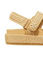 Kira Sporty Raffia Sandals