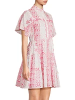 Vibeka Printed Knee-Length Dress