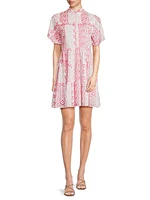 Vibeka Printed Knee-Length Dress