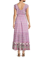 Hilda Floral Tiered Maxi Dress