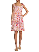 Aspen Squareneck Floral Dress