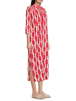 Clorinda Cotton Midi-Dress