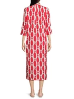 Clorinda Cotton Midi-Dress