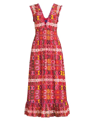 Hilda Cotton Midi-Dress