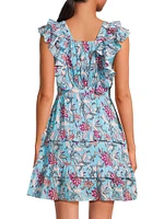 Dante Floral Ruffle Minidress