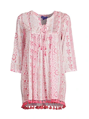 Seychelles Printed Tassel-Trimmed Tunic