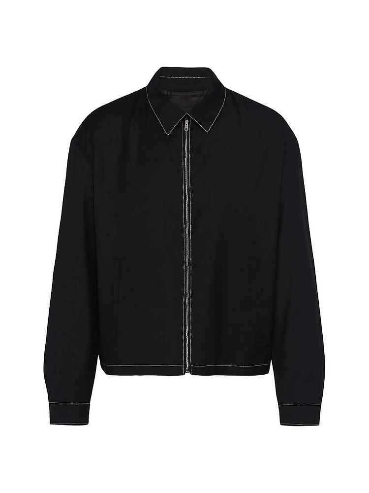 Wool Blouson Jacket