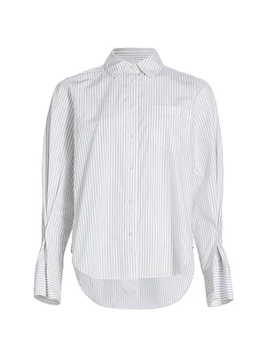 Wesley Pinstriped Button-Up Shirt