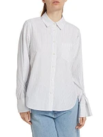 Wesley Pinstriped Button-Up Shirt